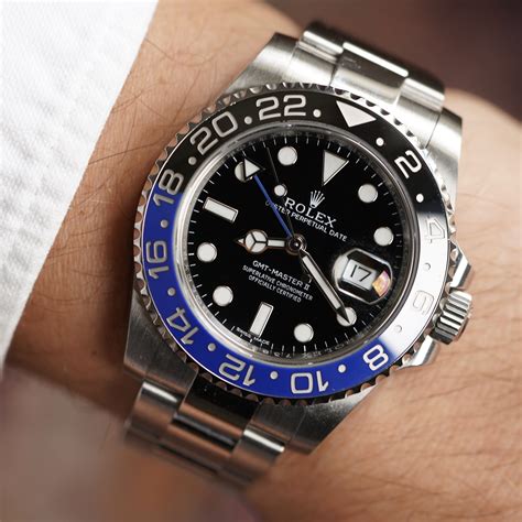 gmt rolex batman|rolex gmt batman for sale.